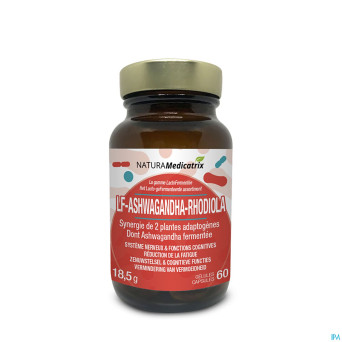 Lacto fermentee ashwaganda rhodiola    caps 60