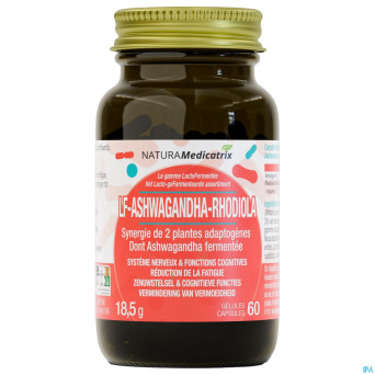 Lacto fermentee ashwaganda rhodiola    caps 60