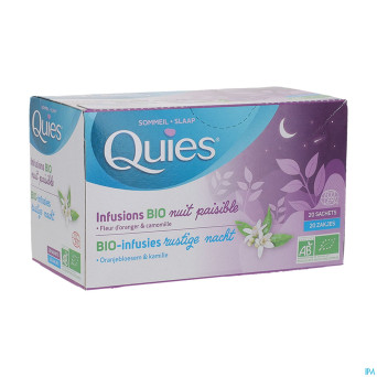 Quies infusion nuit paisible bio    sach 20