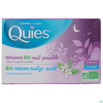 Quies infusion nuit paisible bio    sach 20