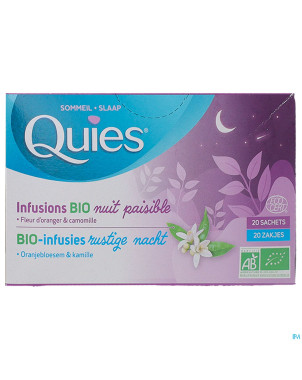 Quies infusion nuit paisible bio    sach 20