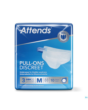 Attends pull-on plus 3 discrete m 10
