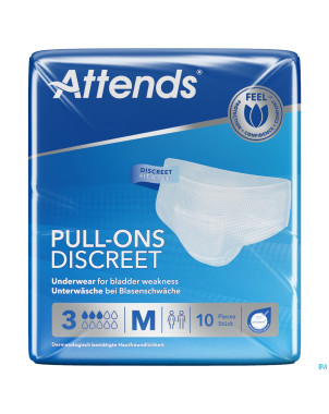 Attends pull-on plus 3 discrete m 10
