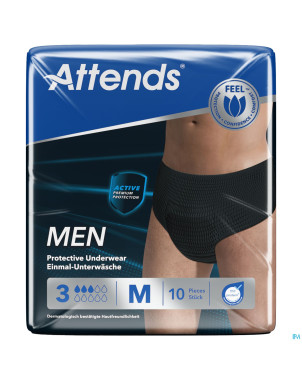 Attends men protective underwear 3 m