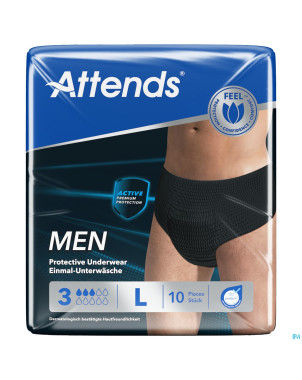 Attends men protective underwear 3 l