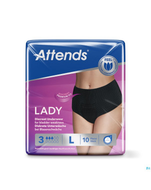 Attends lady discreet underwear 3 l