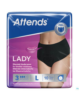 Attends lady discreet underwear 3 l