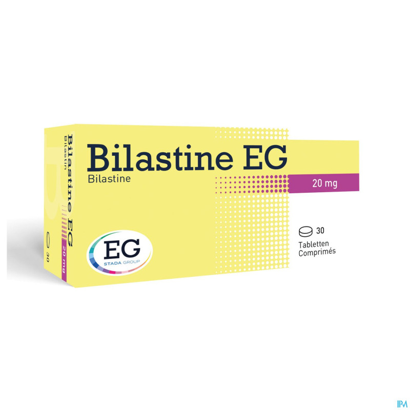 Bilastine eg 20mg    comp 30
