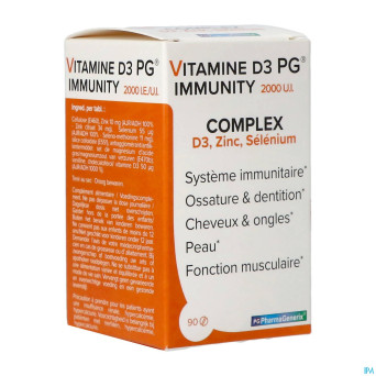 Vitamine d3 2000ui immunity pharmagenerix  comp 90