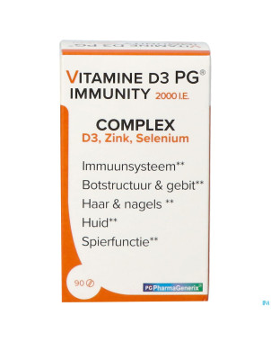 Vitamine d3 2000ui immunity pharmagenerix  comp 90