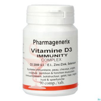 Vitamine d3 2000ui immunity pharmagenerix  comp 90