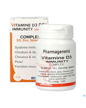 Vitamine d3 2000ui immunity pharmagenerix  comp 90