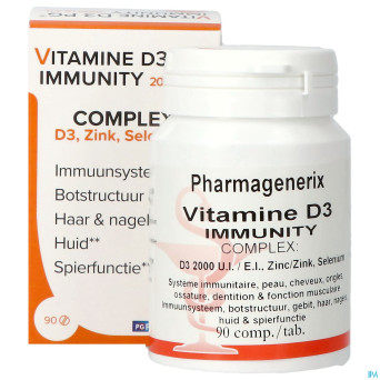 Vitamine d3 2000ui immunity pharmagenerix  comp 90