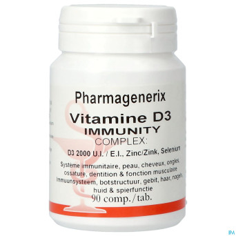 Vitamine d3 2000ui immunity pharmagenerix  comp 90