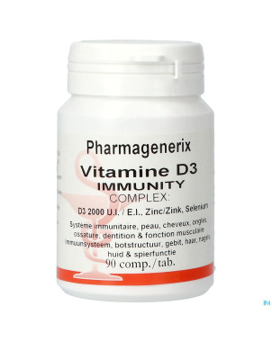 Vitamine d3 2000ui immunity pharmagenerix  comp 90