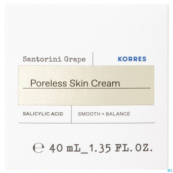 Korres kf cr a/pores dilates raisin santorin  40ml