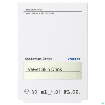 Korres kf elixir peau velours raisin santorin 30ml