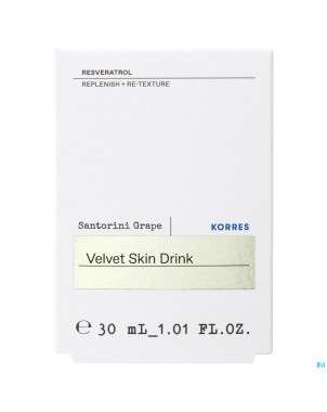 Korres kf elixir peau velours raisin santorin 30ml