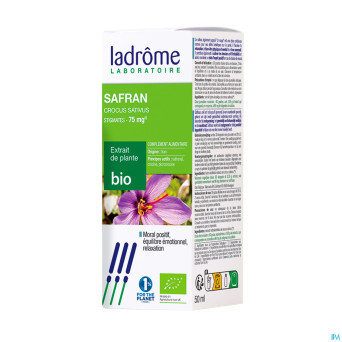 Ladrome safran extrait plantes bio    50ml