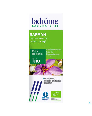 Ladrome safran extrait plantes bio    50ml