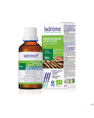 Ladrome ashwagandha extrait plantes bio    50ml