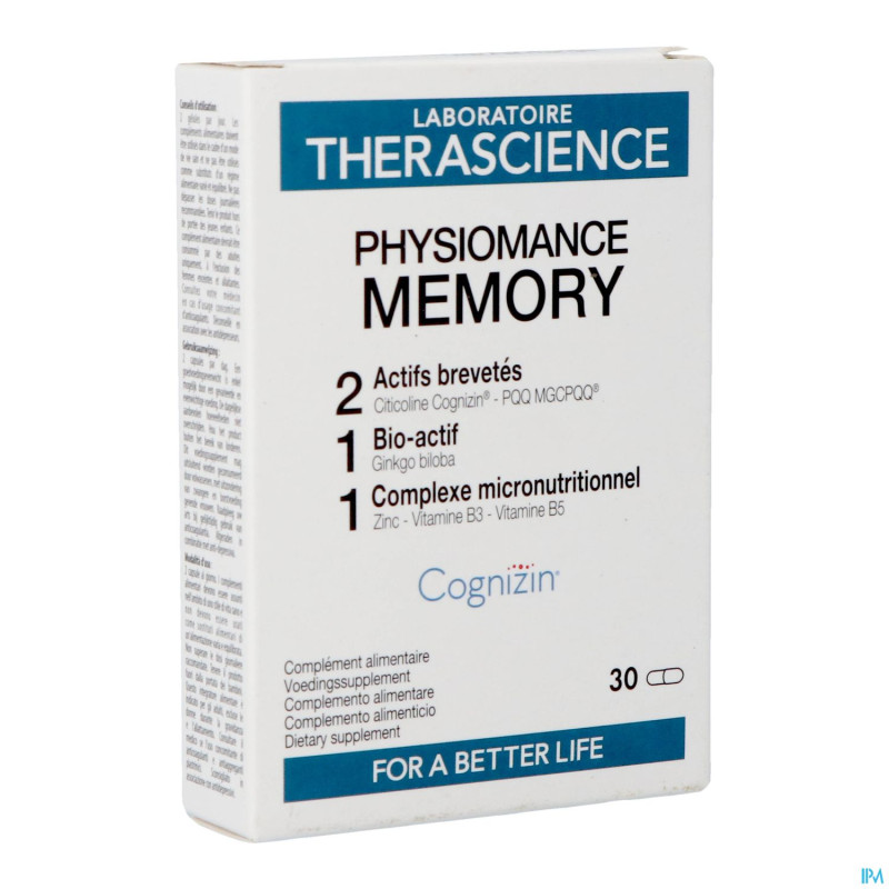 Memory    caps 30 physiomance phy386b