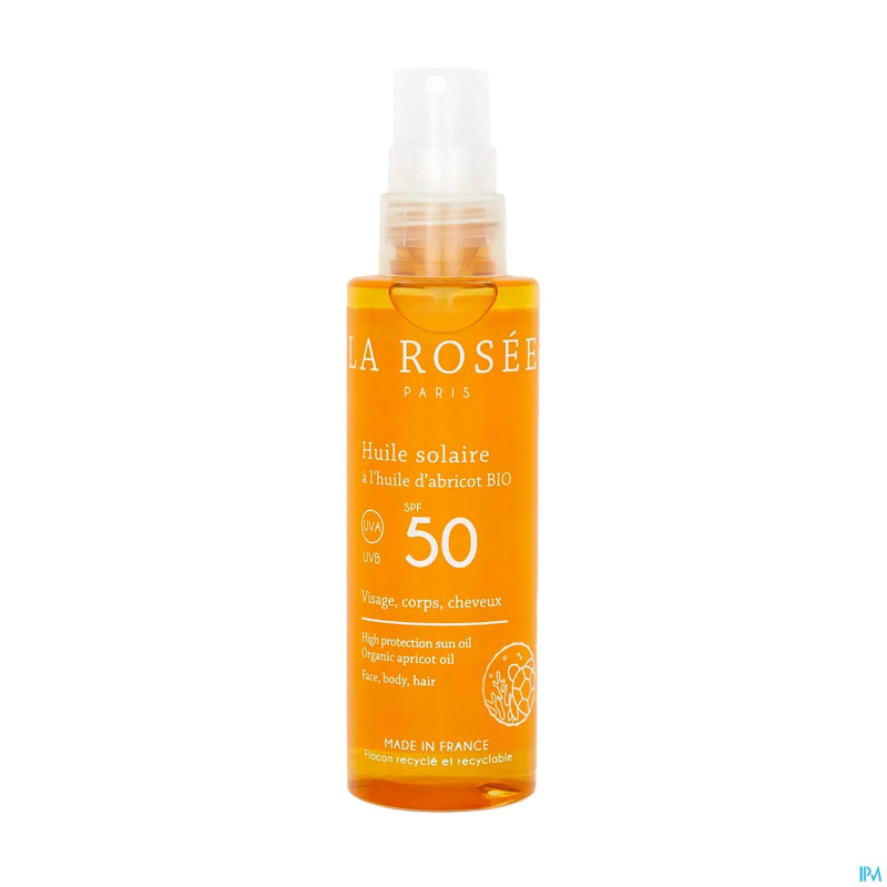 La rosee huile solaire abricot bio ip50   fl 150ml