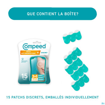 Compeed a/imperfections discret    patchs 15