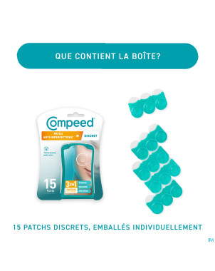 Compeed a/imperfections discret    patchs 15