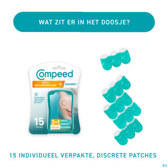 Compeed a/imperfections discret    patchs 15