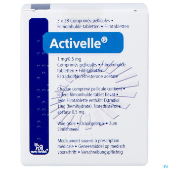 Activelle orifarm    comp pell 3x28 pip
