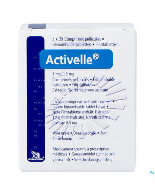 Activelle orifarm    comp pell 3x28 pip