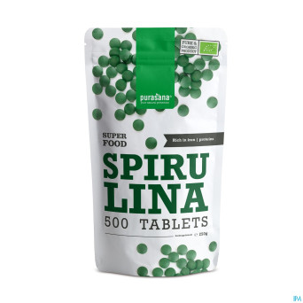 Purasana vegan spirulina 500mg    comp 500