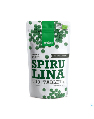 Purasana vegan spirulina 500mg    comp 500