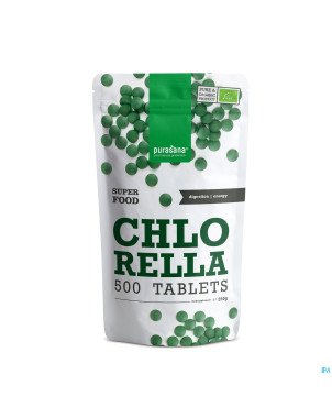 Purasana vegan chlorella 500mg    comp 500
