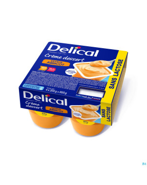 Delical creme dessert hp-hc s/lact.abric 4x125g nf