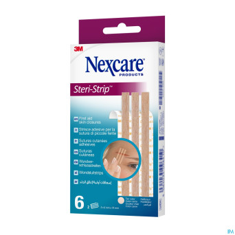 Nexcare 3m steri-strip sut.cut.ad.beige 6mmx75mm 6