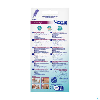 Nexcare 3m steri-strip sut.cut.ad.beige 6mmx75mm 6
