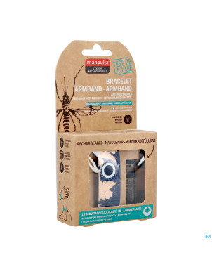Manouka bracelet a/moustiques vegetal