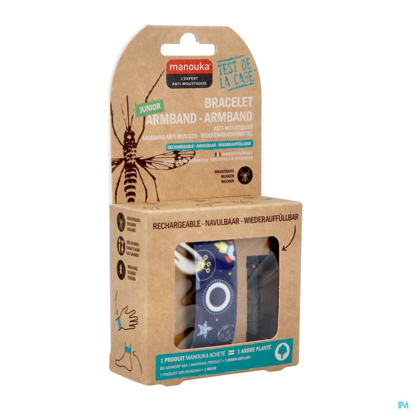 Manouka bracelet kids a/moustiques espace