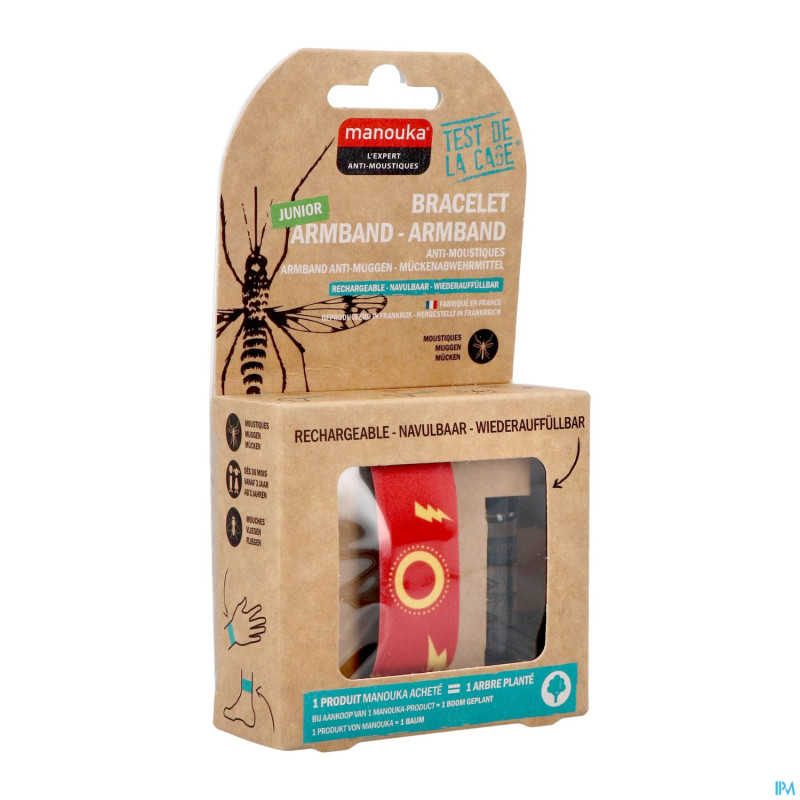 Manouka bracelet kids a/moustiques eclair