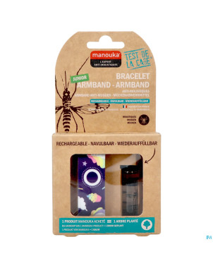 Manouka bracelet kids a/moustiques licorne
