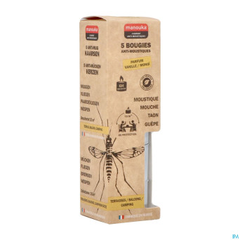 Manouka bougie a/moustiques 5x23g