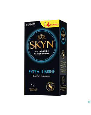 Manix skyn elite extra lubricated preservatifs10+4