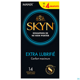 Manix skyn elite extra lubricated preservatifs10+4