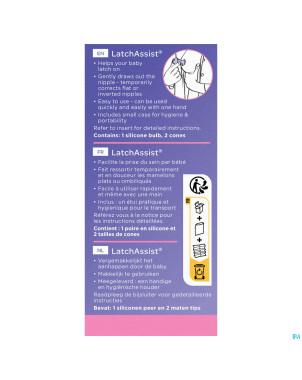 Lansinoh latch assist poire mamelons    1