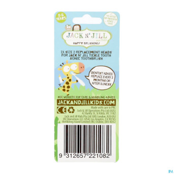 Jack n' jill tickle tooth br.dents elec.tete rem.8