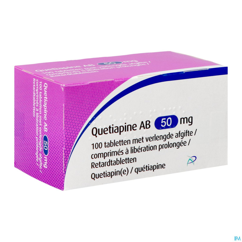 Quetiapine ab 50mg lib.prol.    comp 100