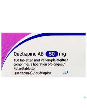 Quetiapine ab 50mg lib.prol.    comp 100