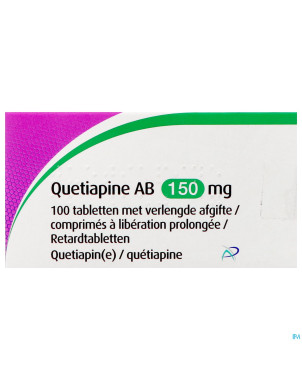Quetiapine ab 150mg lib.prol.    comp 100
